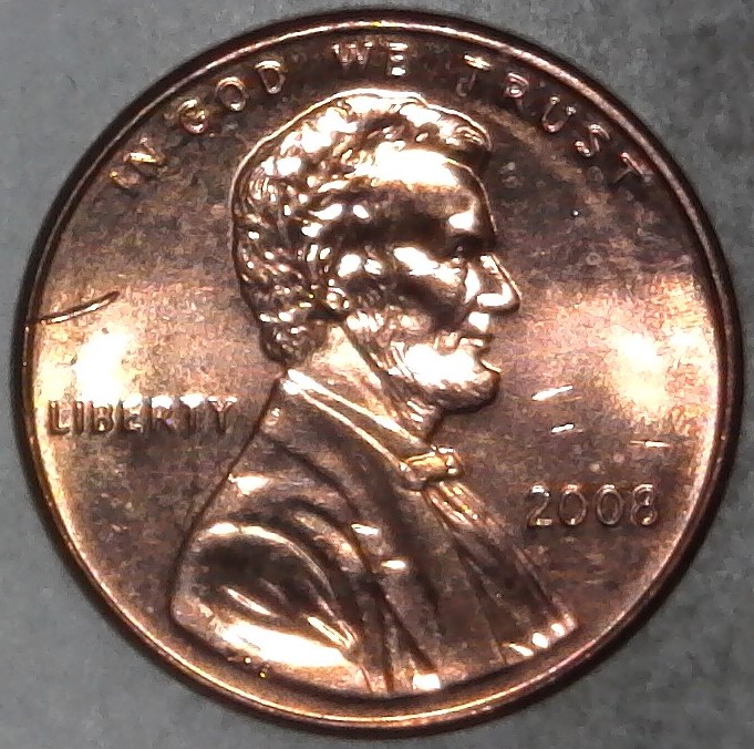 2008-P-Lincoln-Memorial-Cent-With-Nice-Struck-Through